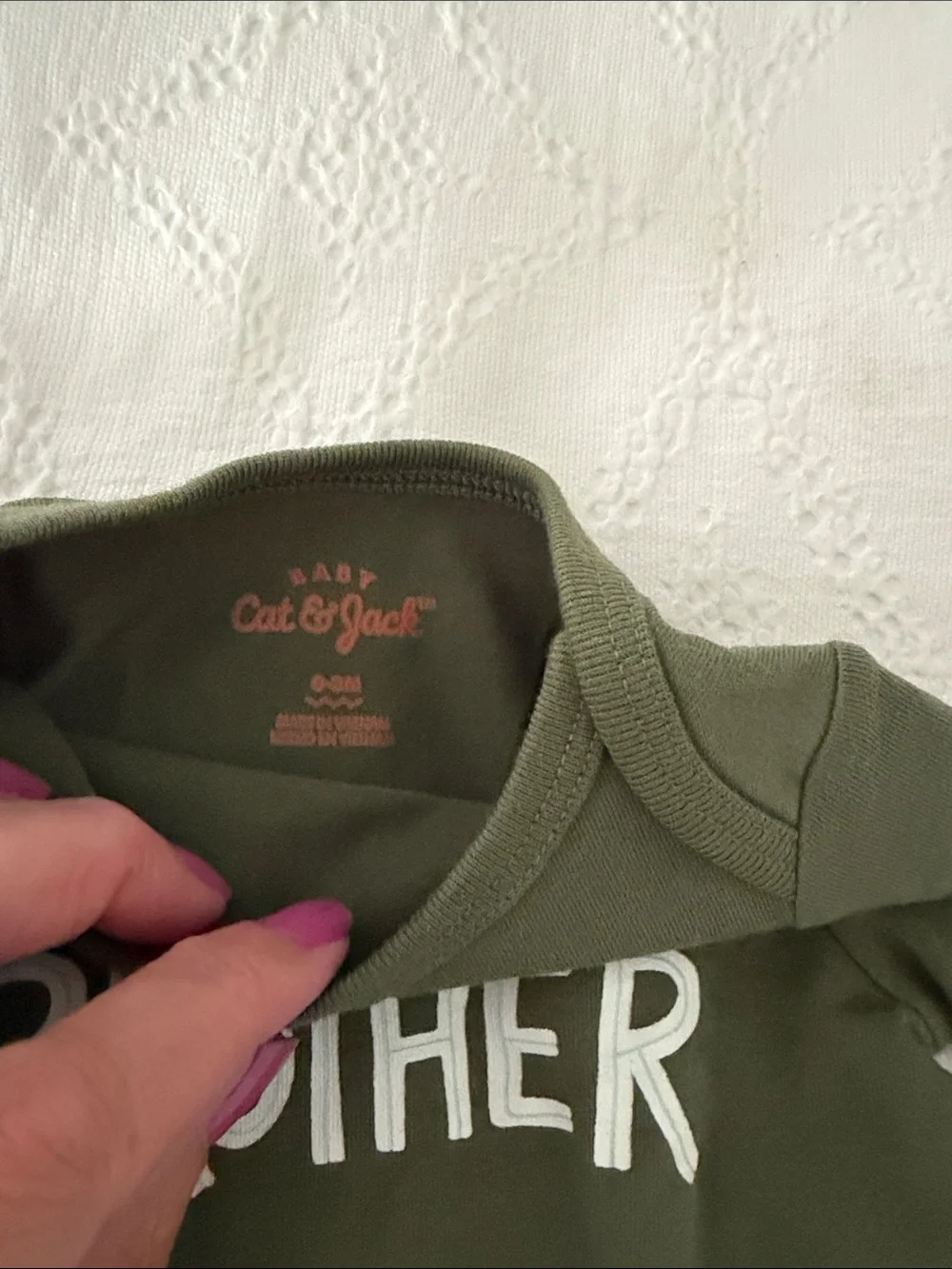 Carter's Red Striped Footed Sleeper & Olive Green 